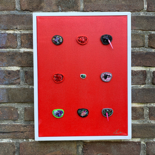 9 DOTS [05] | 32 x 42 CM